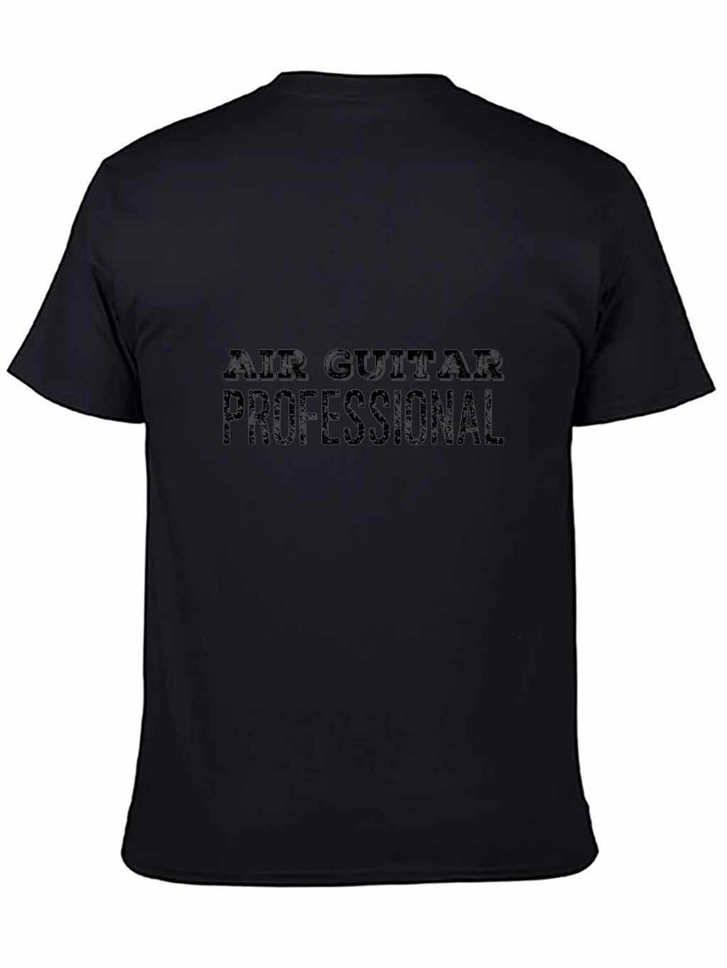Air Guitar Professional Black T-Shirt