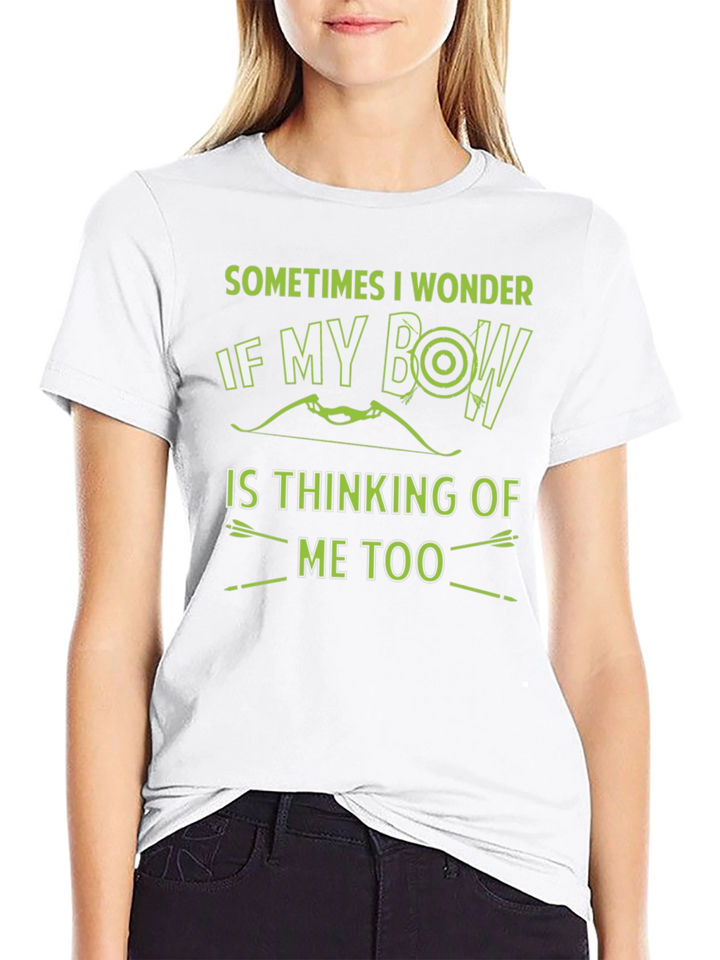Archery Bow T-Shirt - Sometimes I Wonder