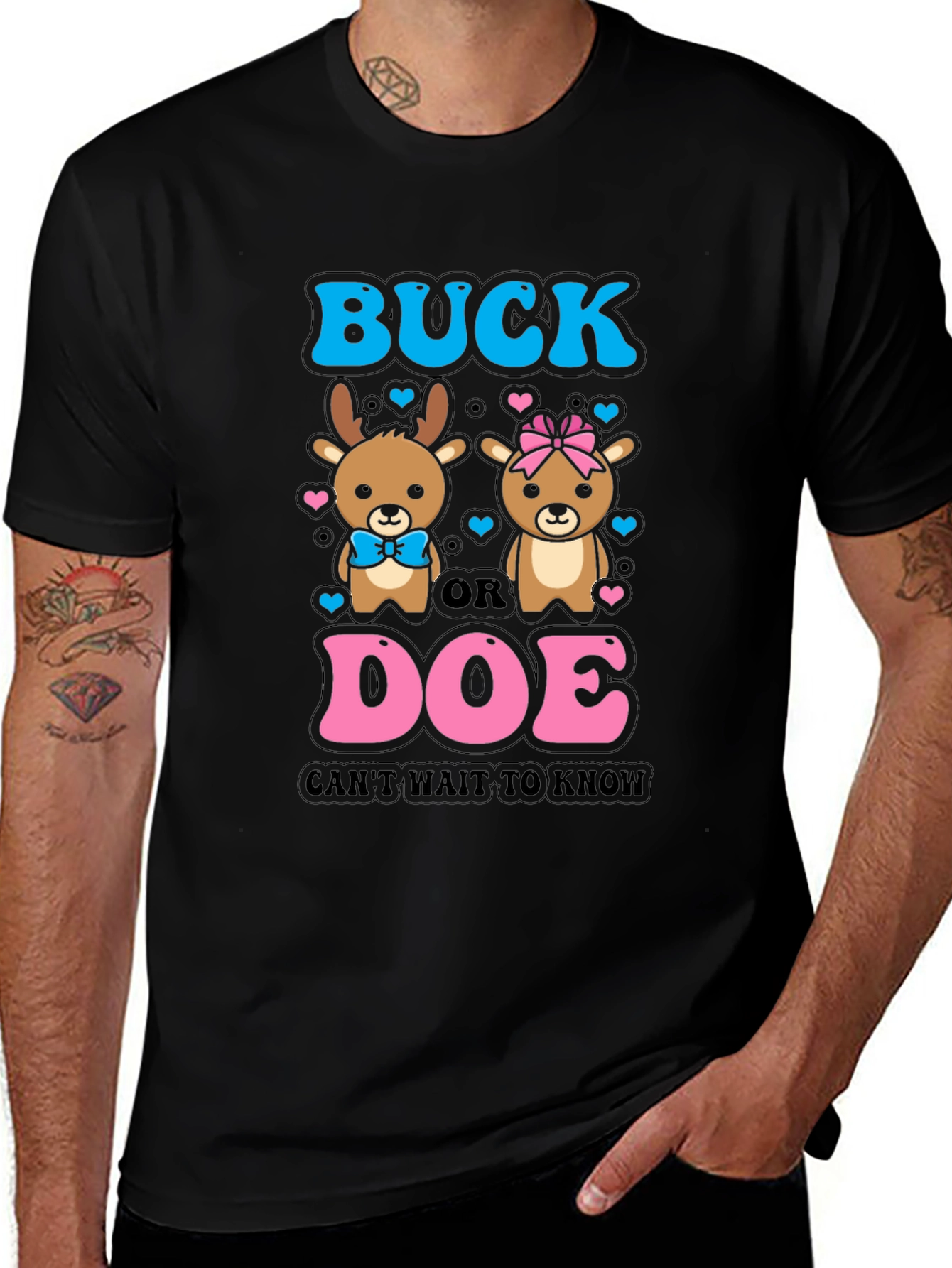 Buck or Doe Gender Reveal T-Shirt