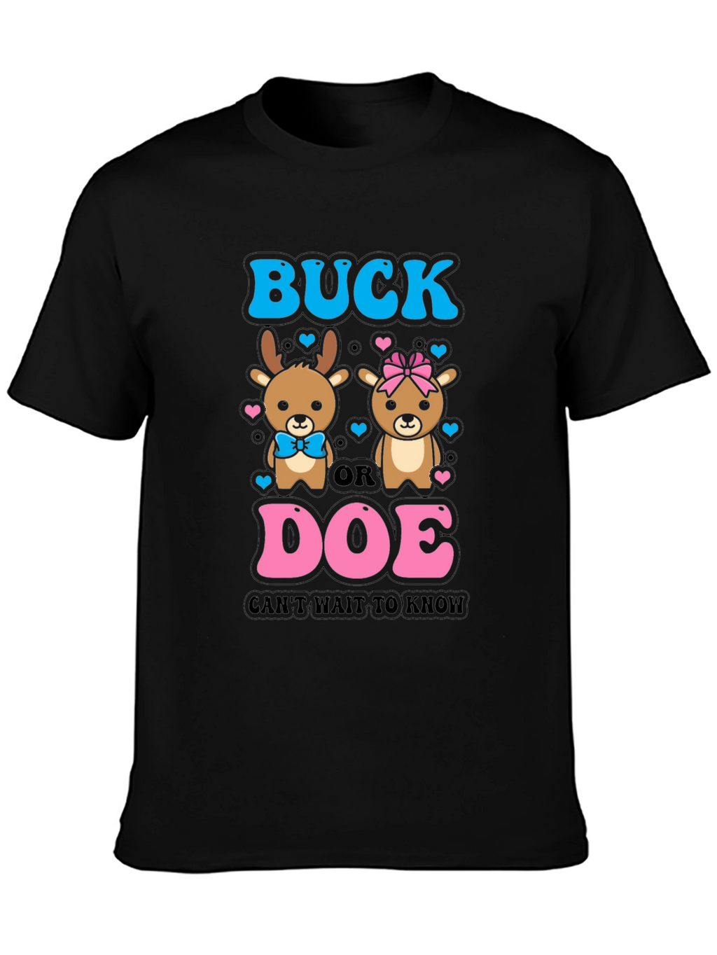 Buck or Doe Gender Reveal T-Shirt