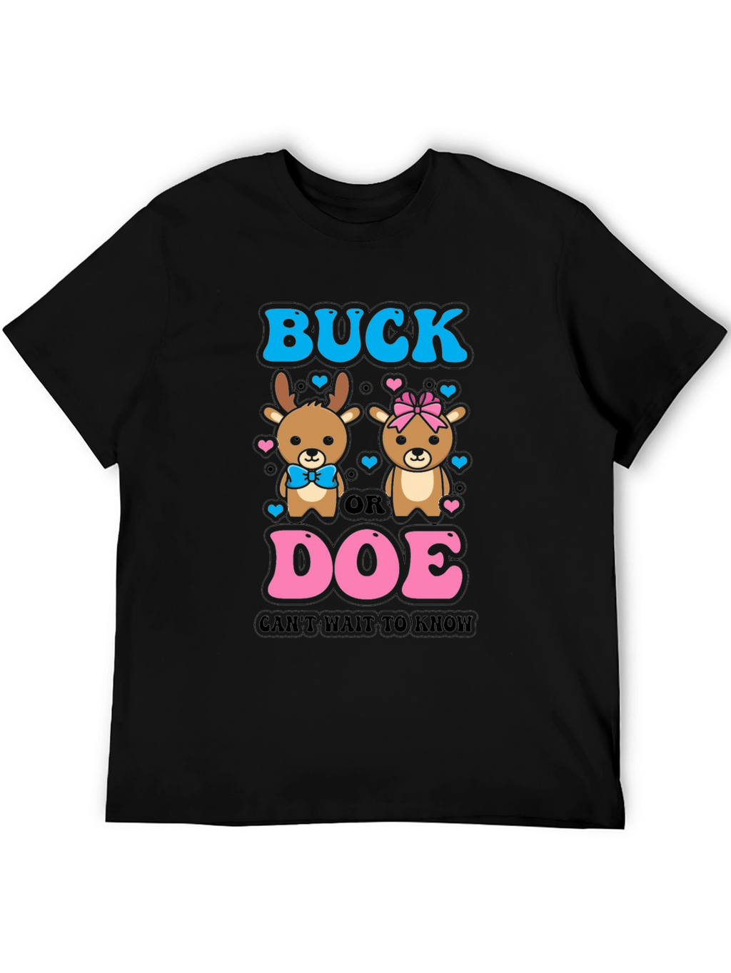 Buck or Doe Gender Reveal T-Shirt