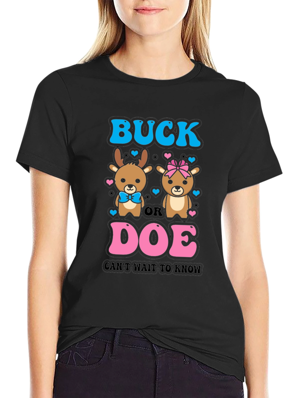 Buck or Doe Gender Reveal T-Shirt