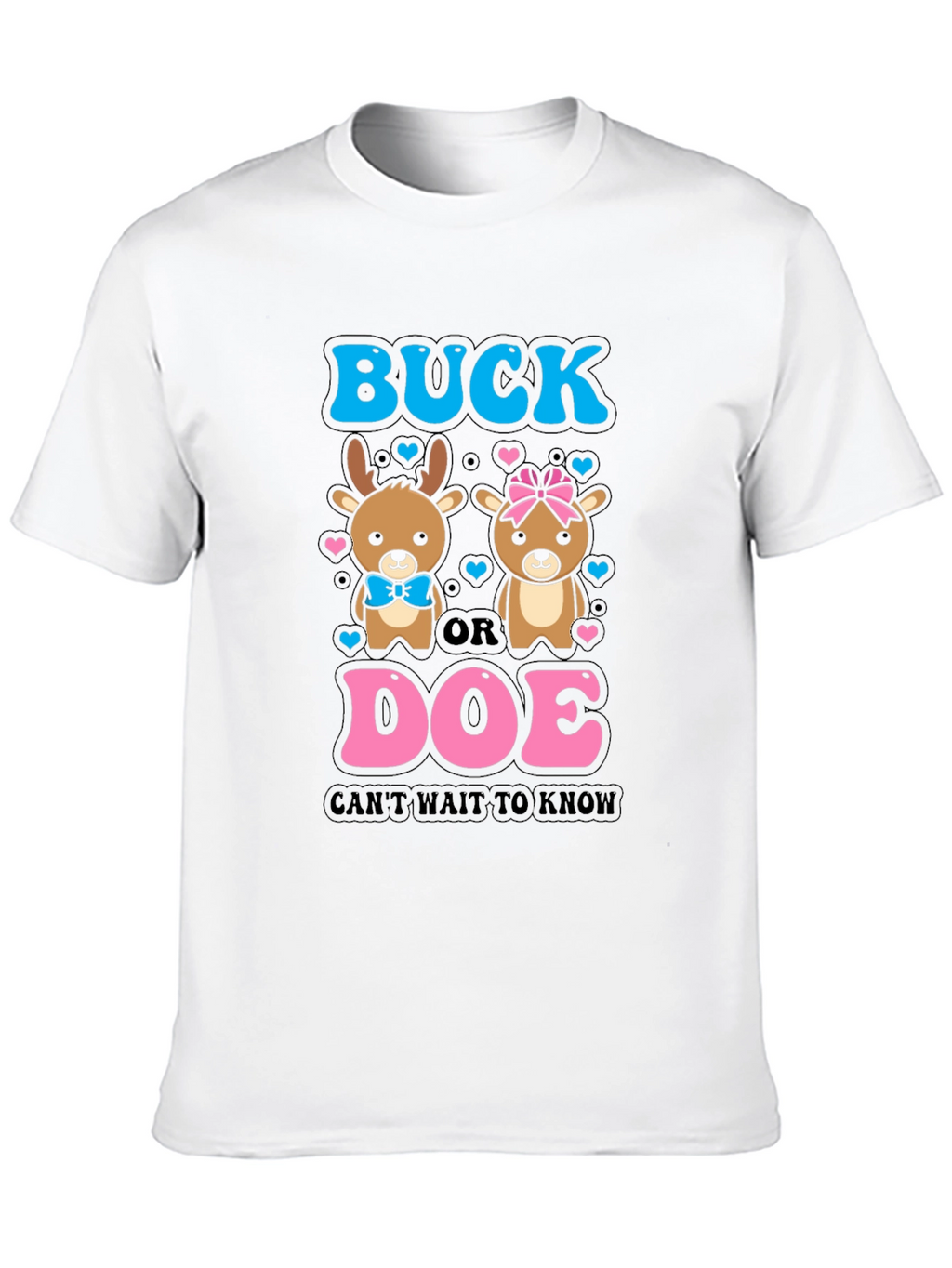 Buck or Doe Gender Reveal T-Shirt