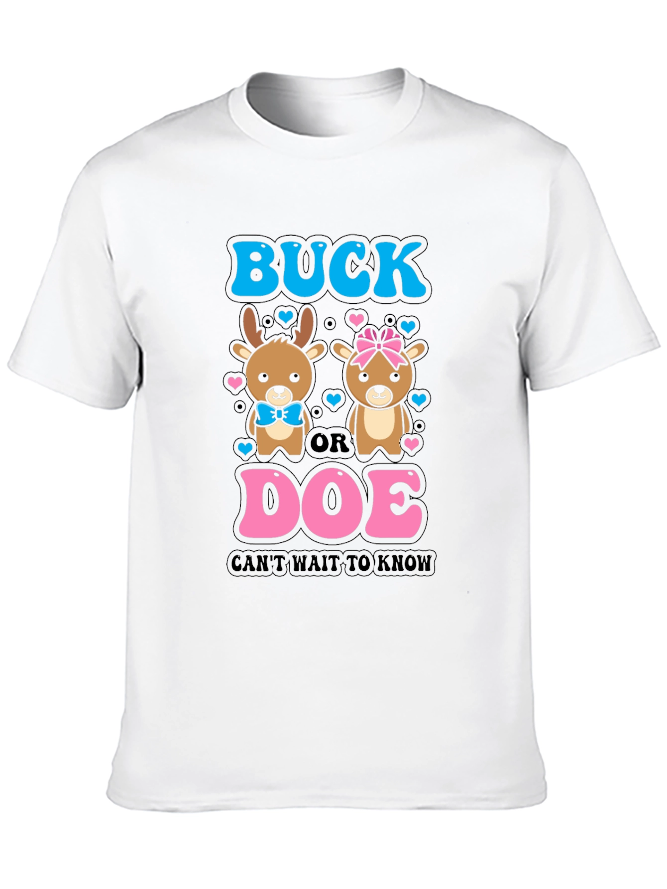 Buck or Doe Gender Reveal T-Shirt