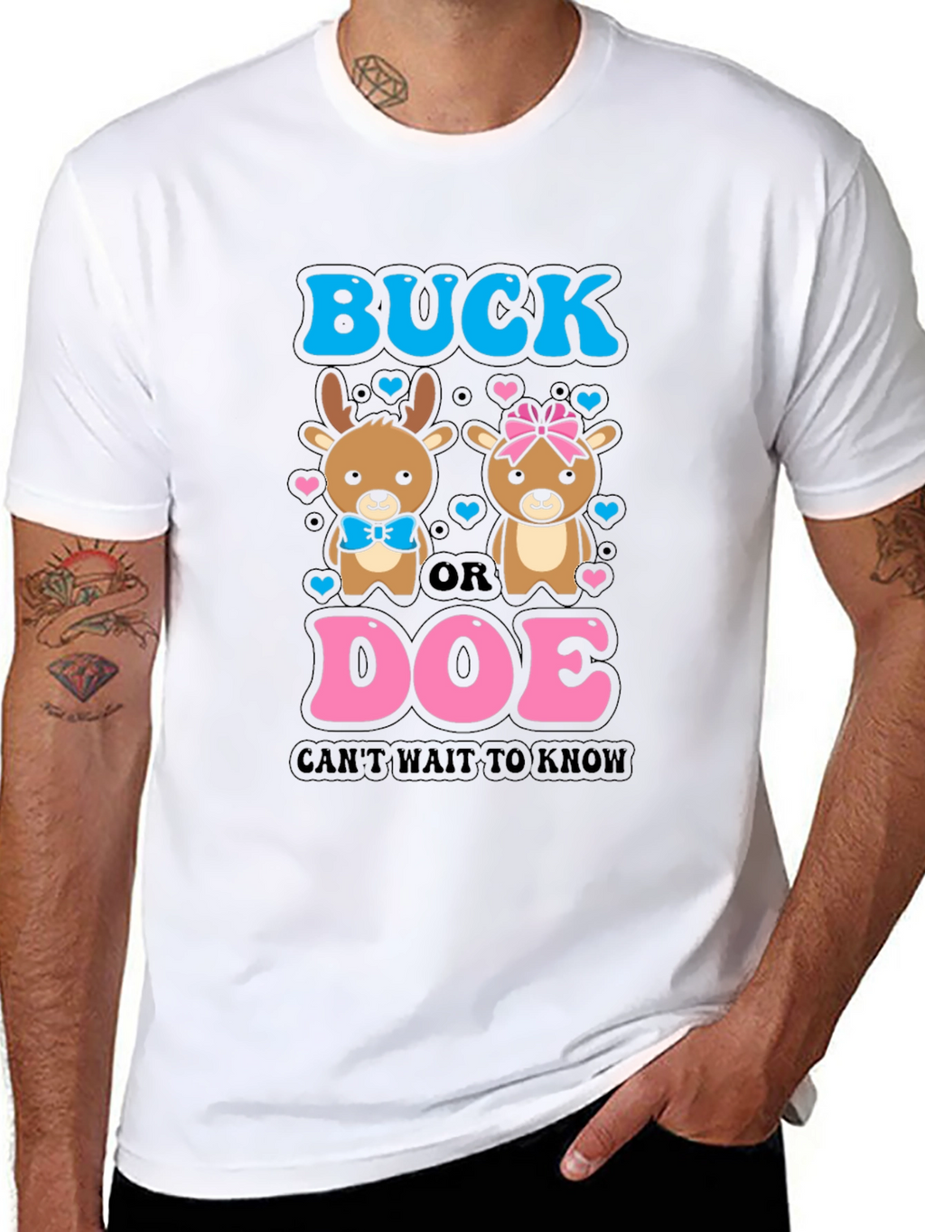 Buck or Doe Gender Reveal T-Shirt