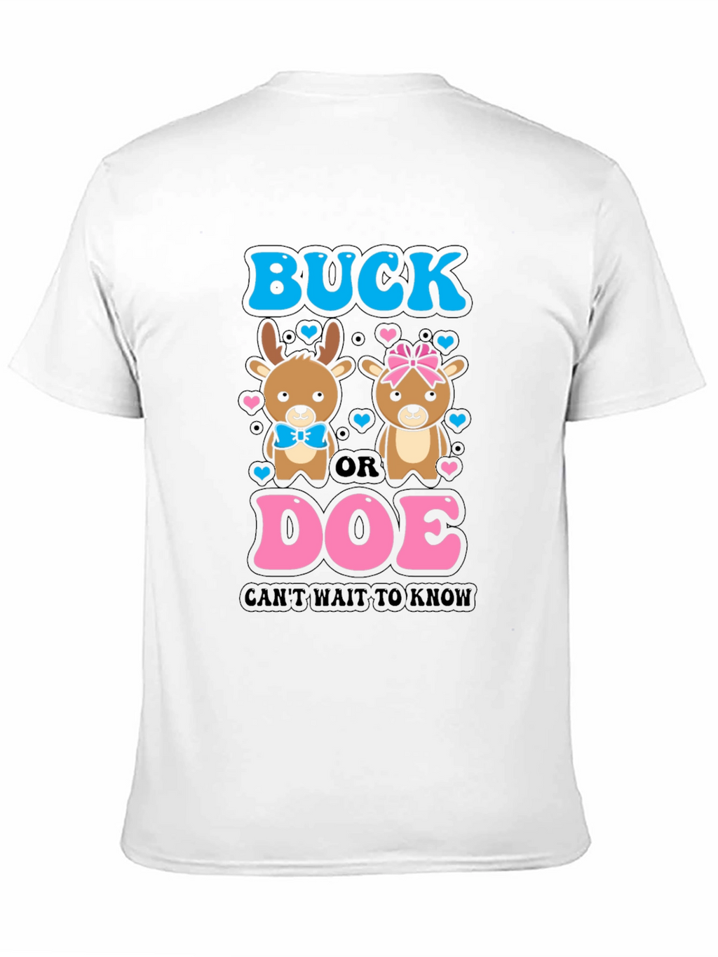 Buck or Doe Gender Reveal T-Shirt