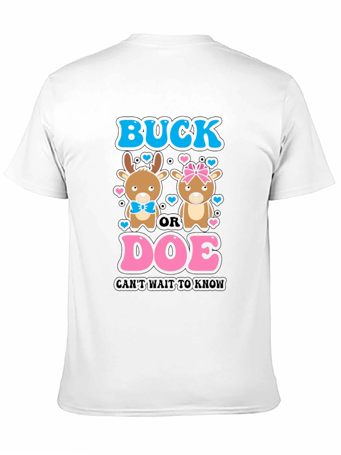 Buck or Doe Gender Reveal T-Shirt