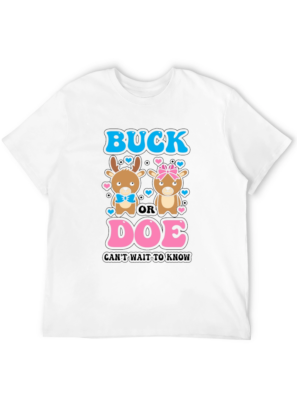 Buck or Doe Gender Reveal T-Shirt