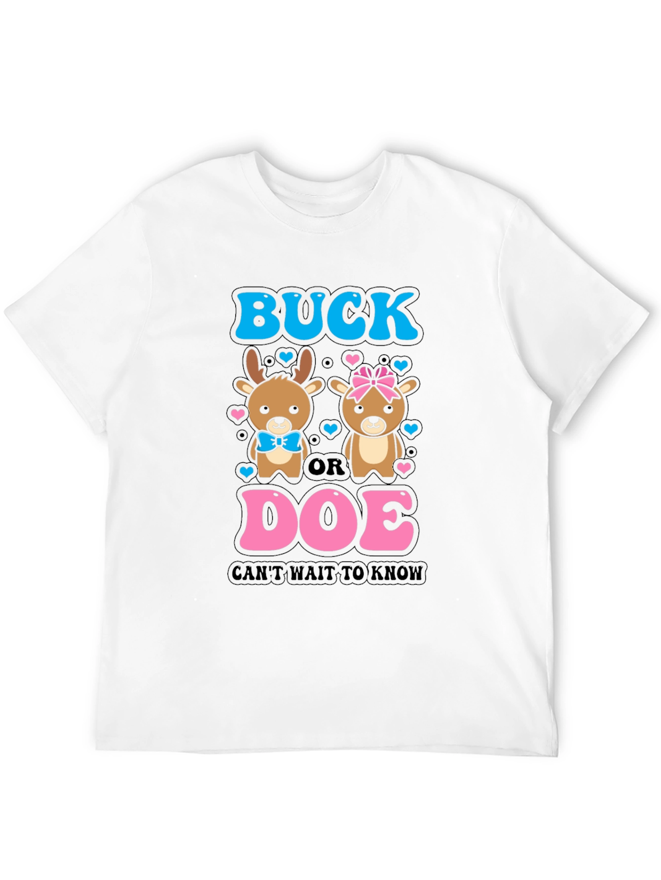 Buck or Doe Gender Reveal T-Shirt