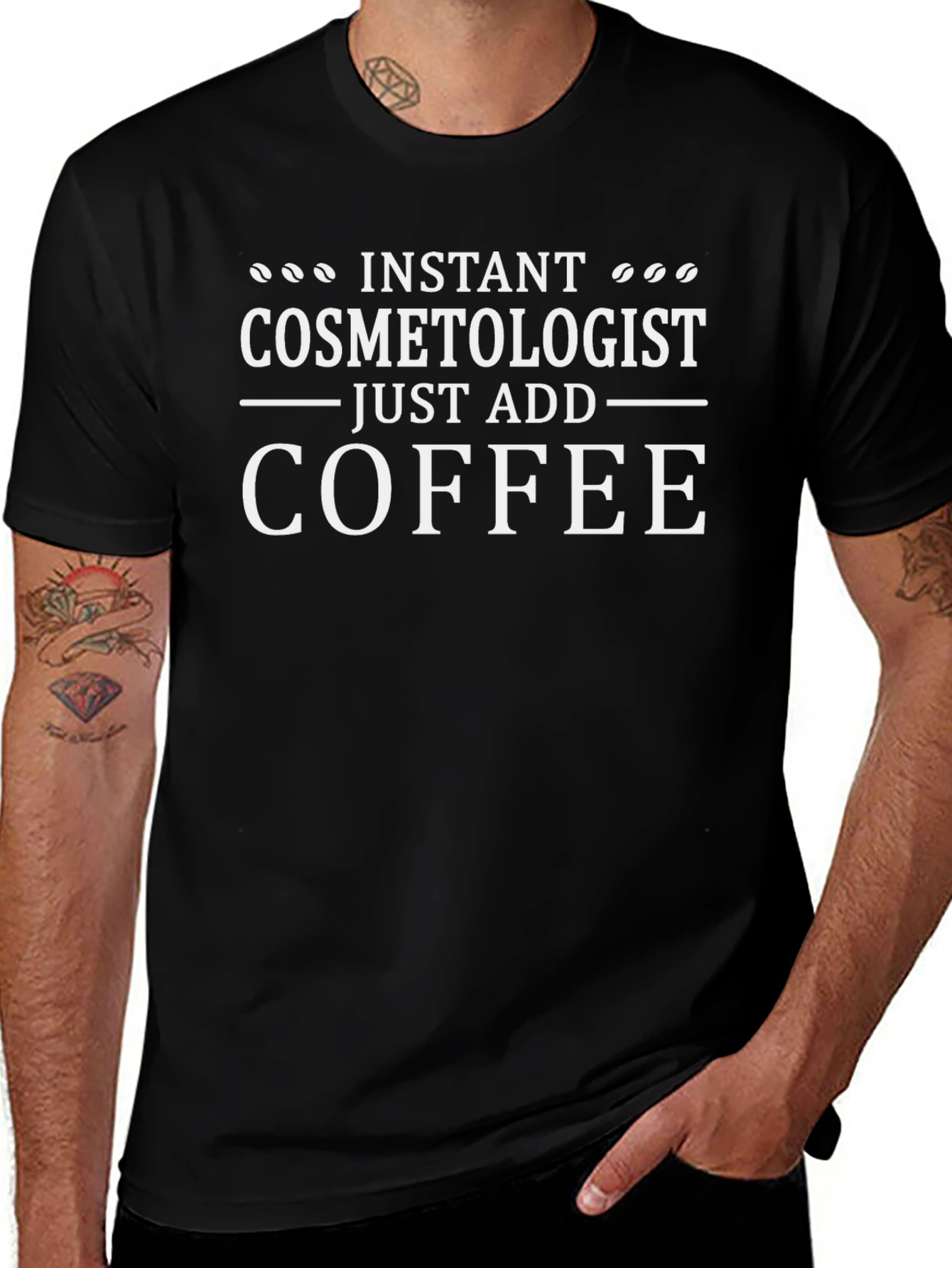 Instant Cosmetologist T-Shirt - Just Add Coffee