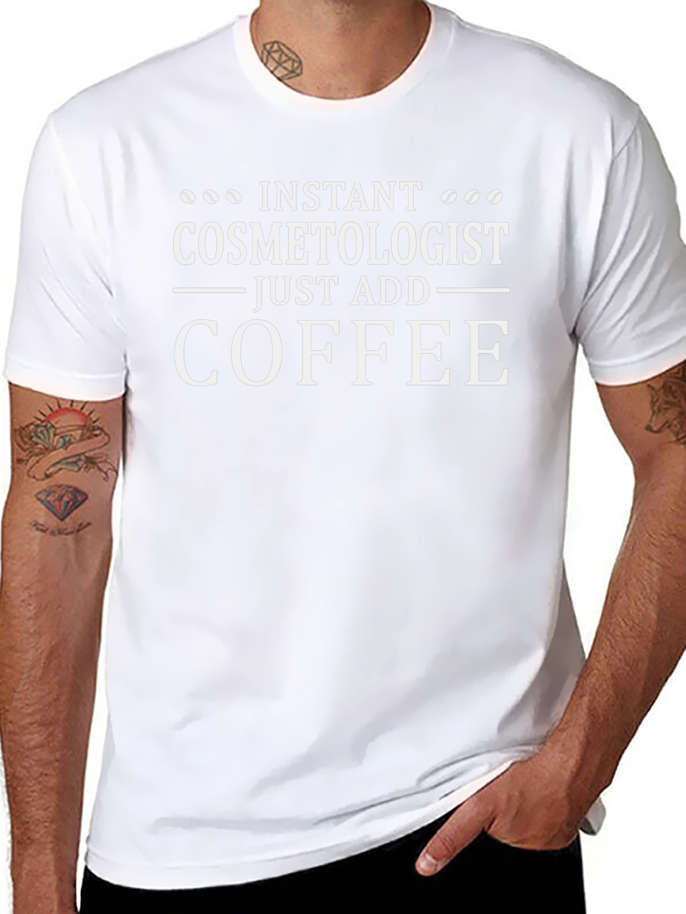 Instant Cosmetologist T-Shirt - Just Add Coffee