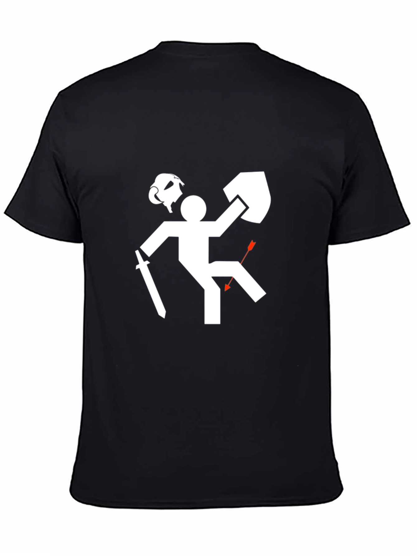 Humorous Stick Figure T-Shirt - Gaming Fail Tee