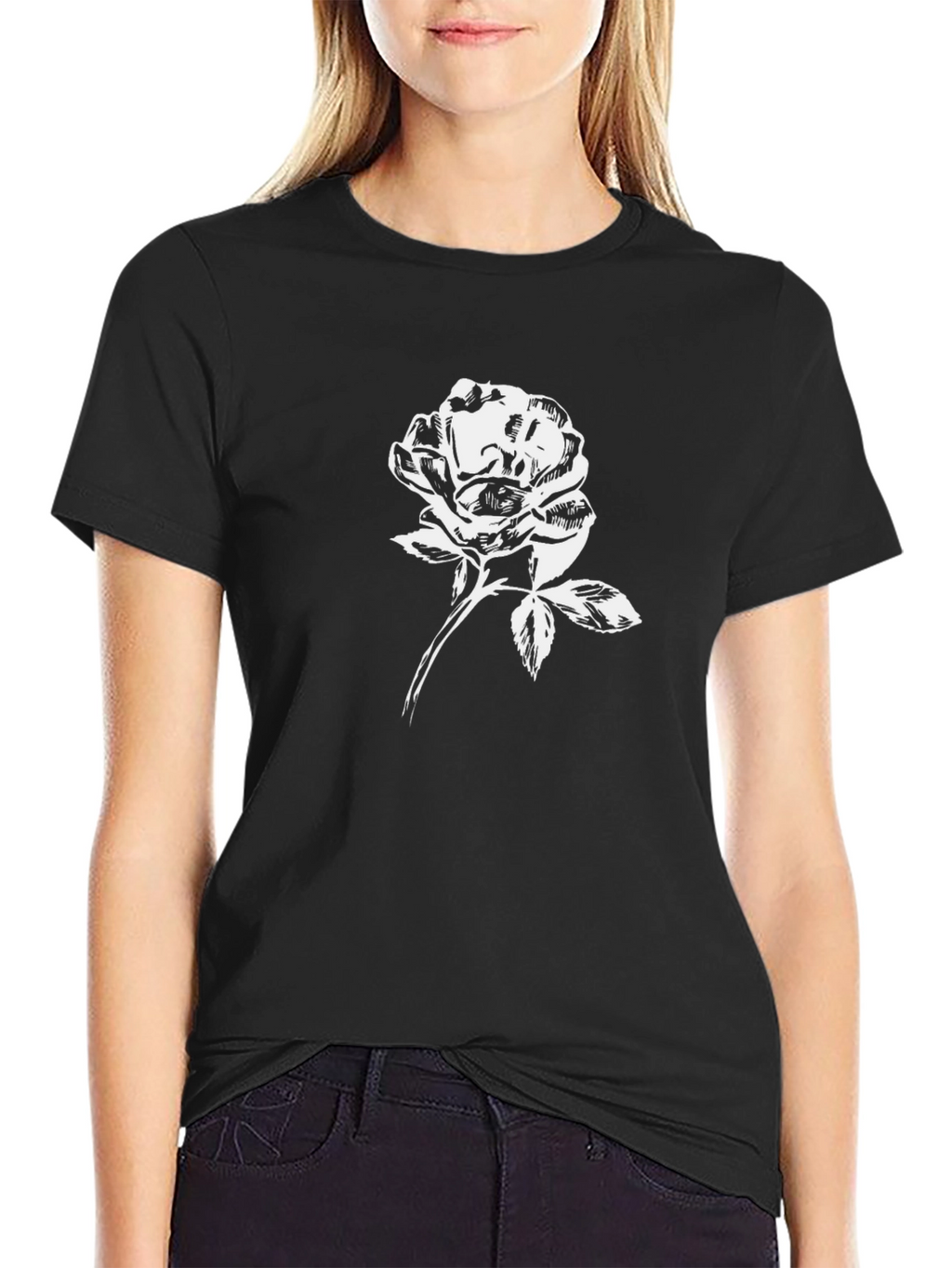 Black Rose Graphic Tee