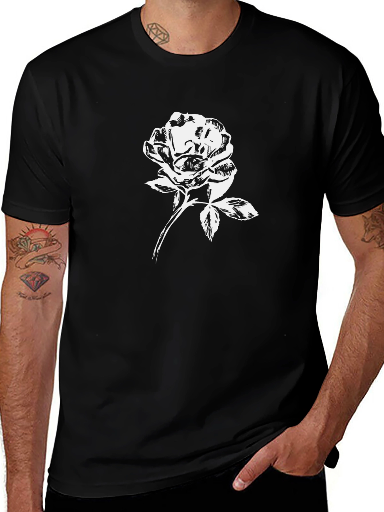 Black Rose Graphic Tee