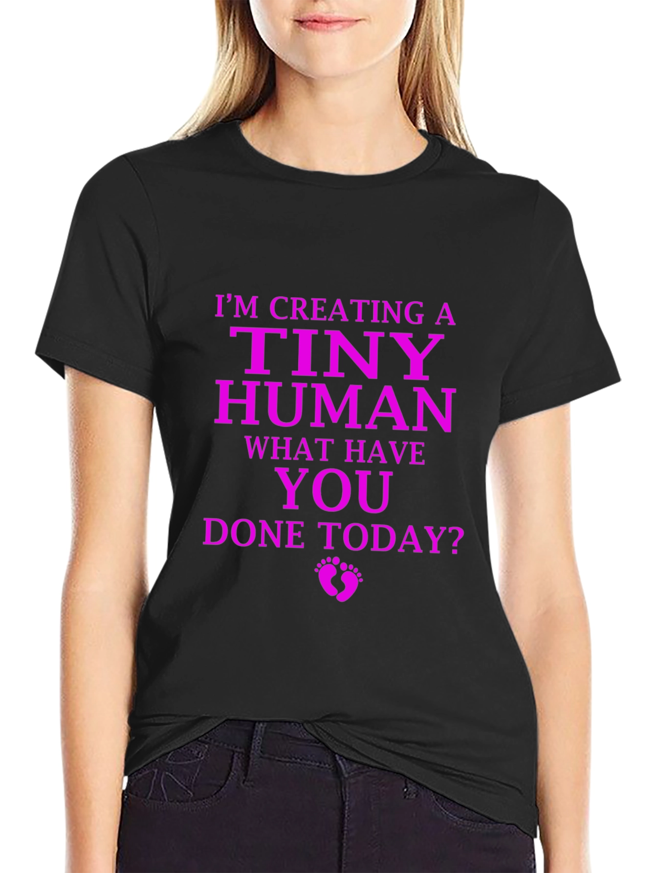 Creating a Tiny Human T-Shirt - Gift for Mom