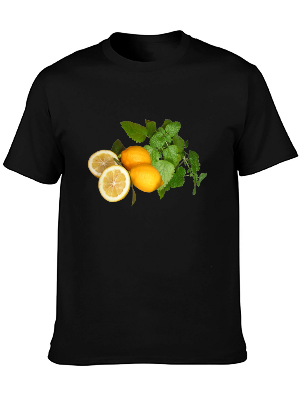 Fresh Lemon & Mint Graphic T-Shirt