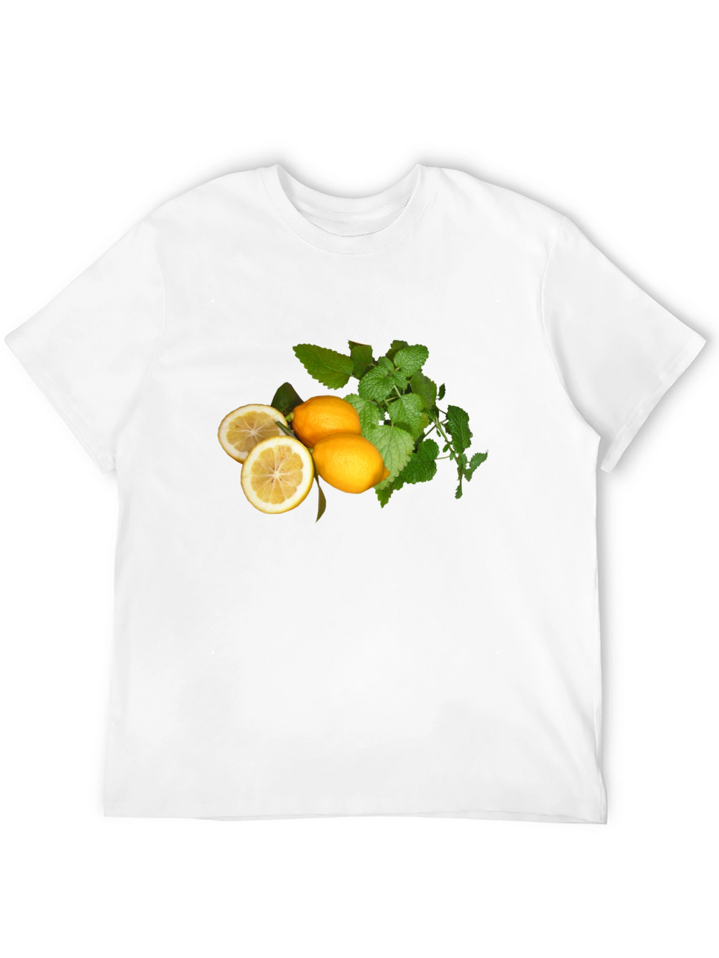 Fresh Lemon & Mint Graphic T-Shirt