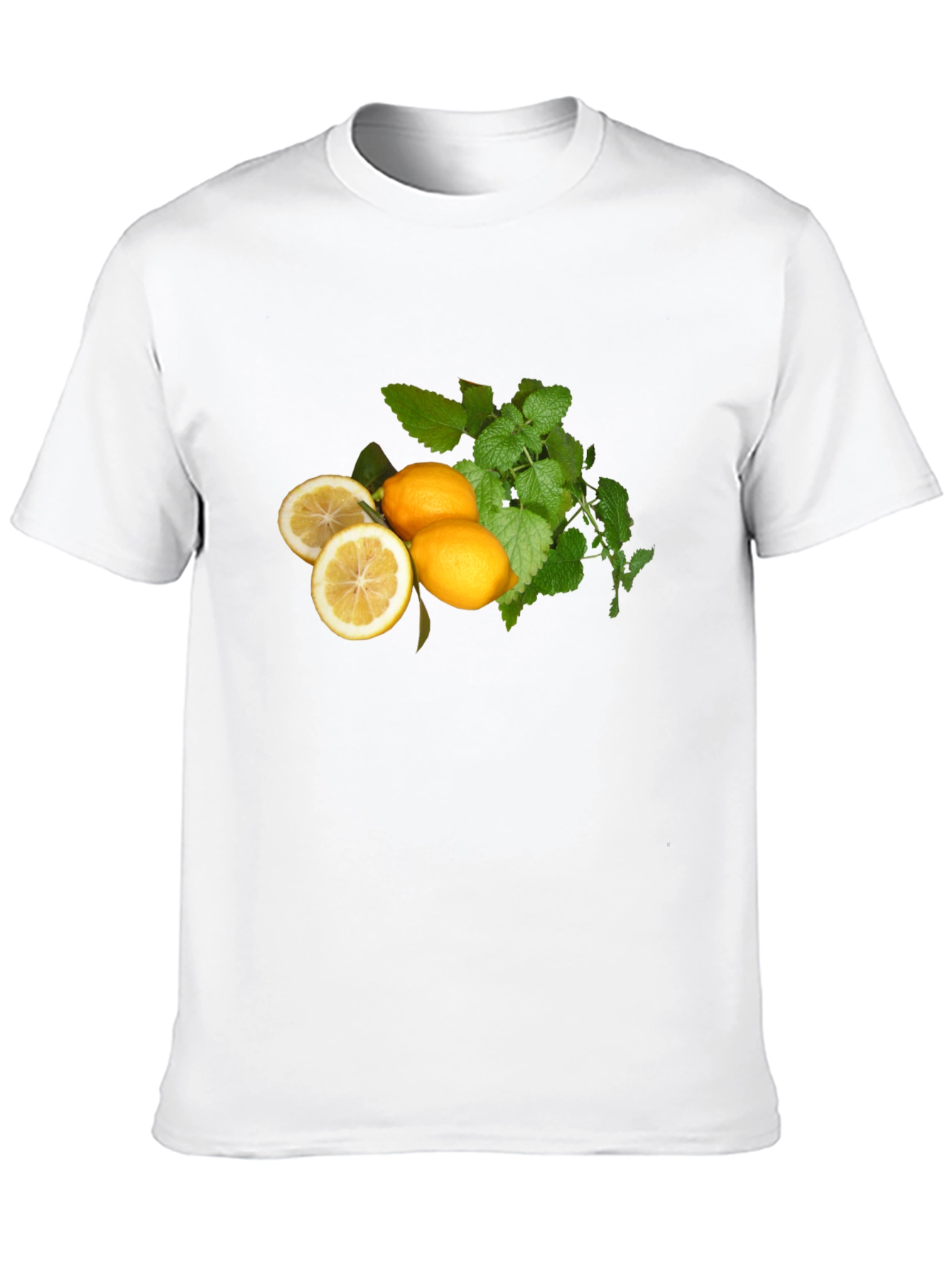 Fresh Lemon & Mint Graphic T-Shirt