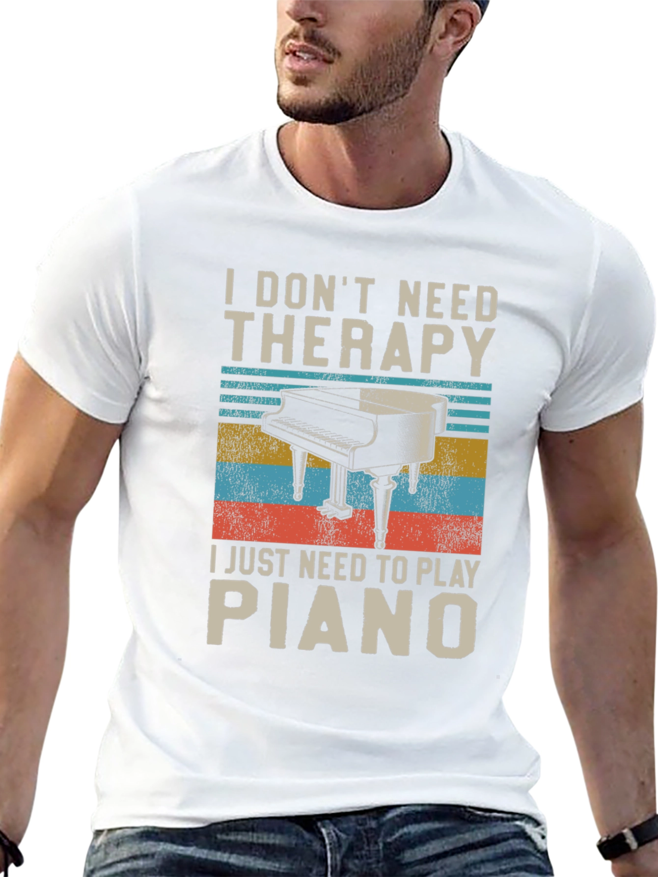 I Dont Need Therapy Piano Player T-Shirt