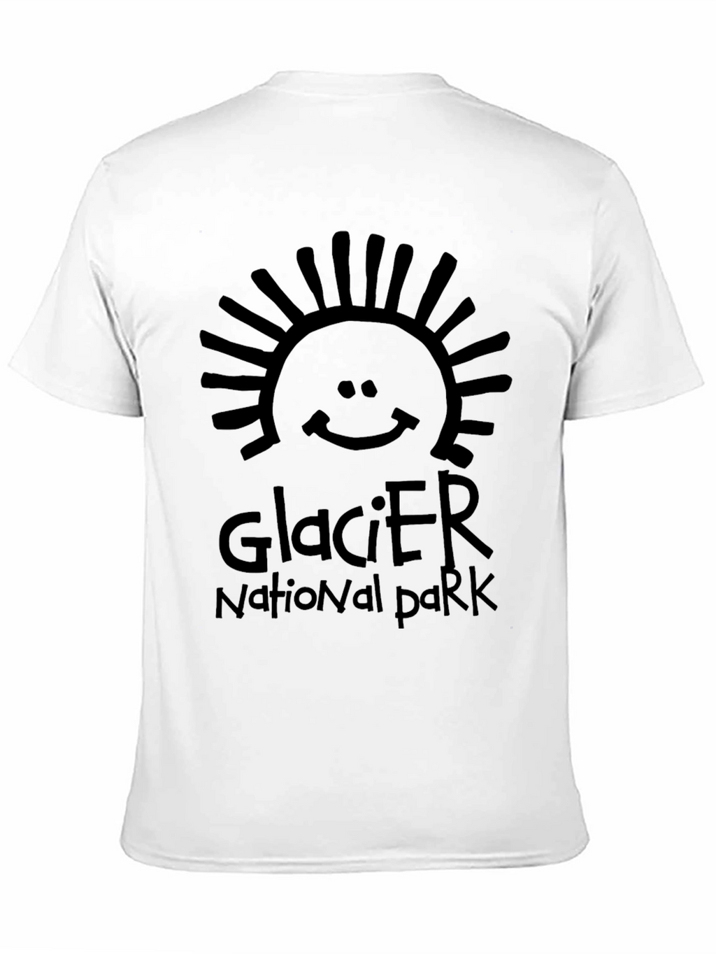 Glacier National Park Graphic Tee - Black