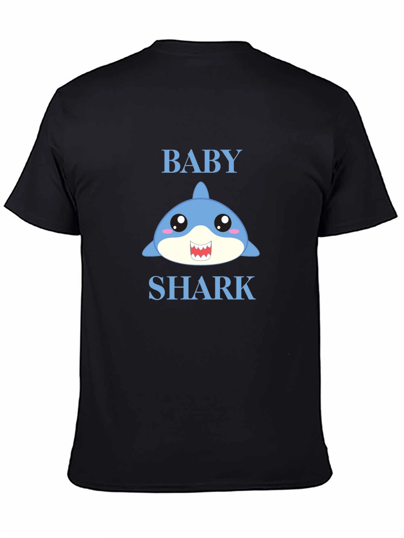 Baby Shark Graphic T-Shirt - Black Cotton Tee