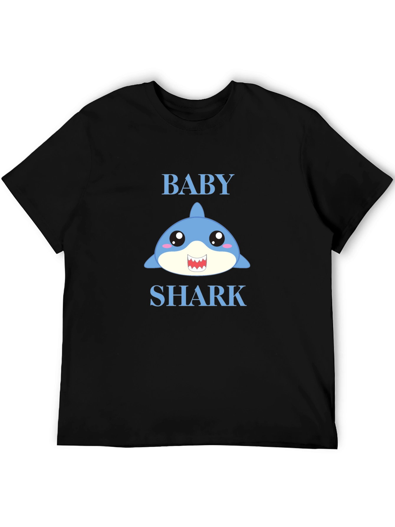 Baby Shark Graphic T-Shirt - Black Cotton Tee