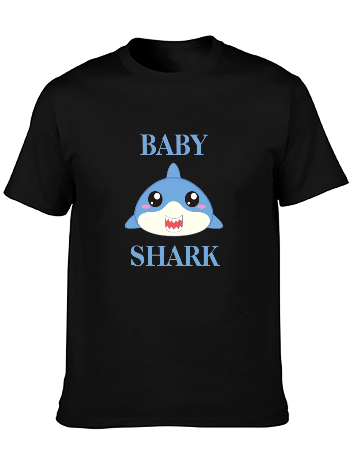 Baby Shark Graphic T-Shirt - Black Cotton Tee
