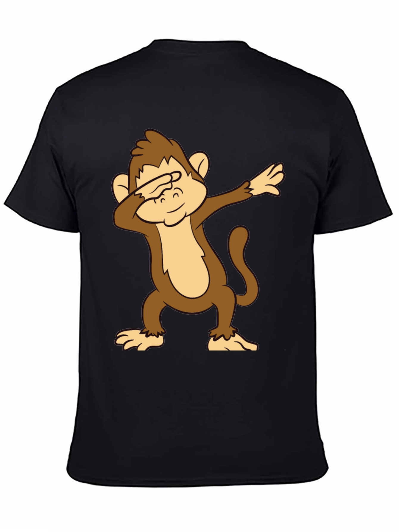 Dabbing Monkey Graphic Tee - Fun Novelty Shirt