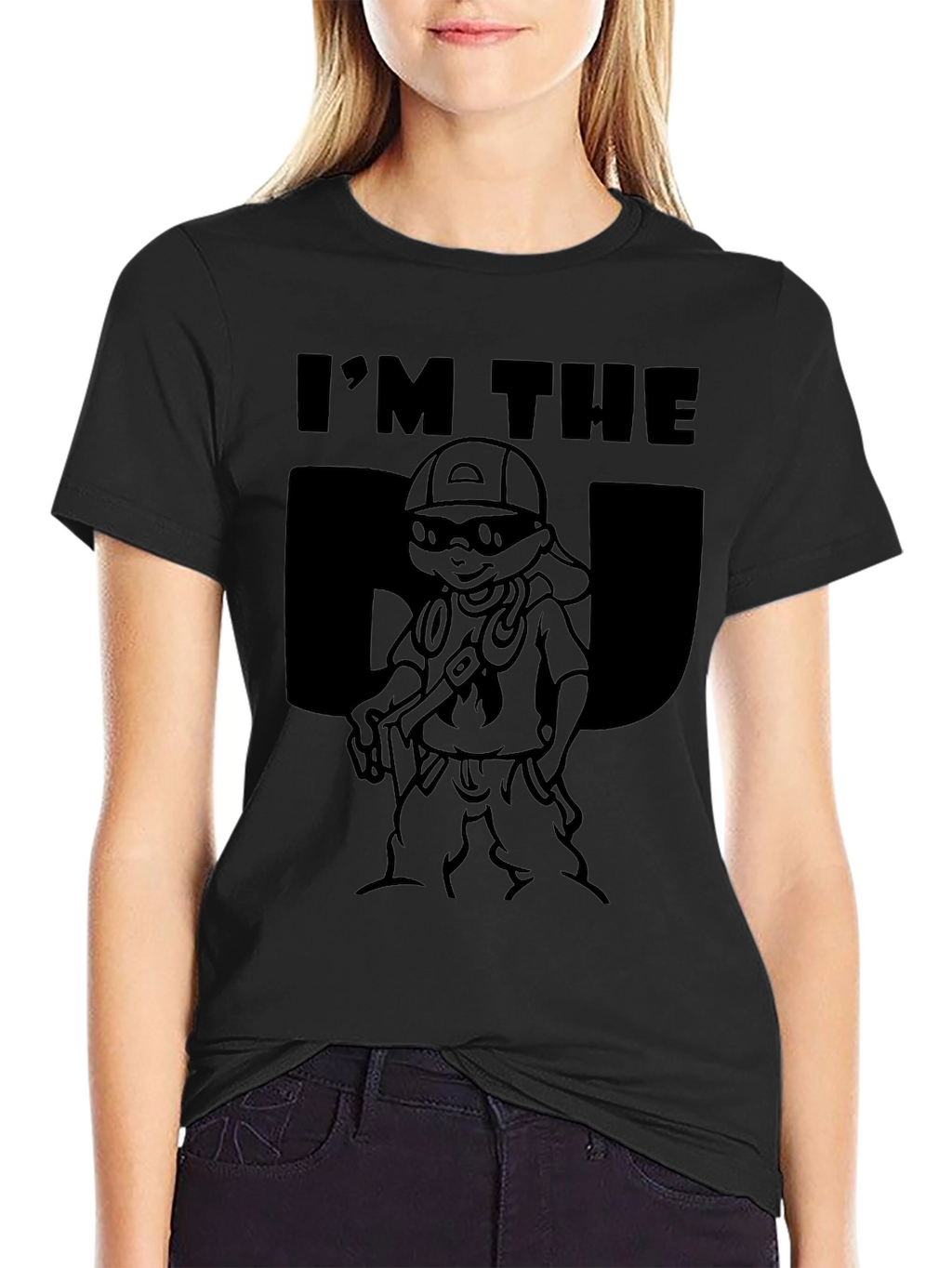 Im The DJ Black Graphic Tee
