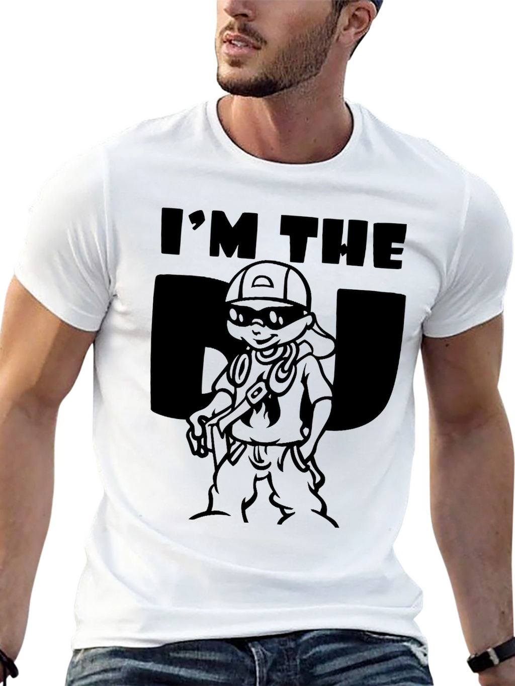 Im The DJ Black Graphic Tee