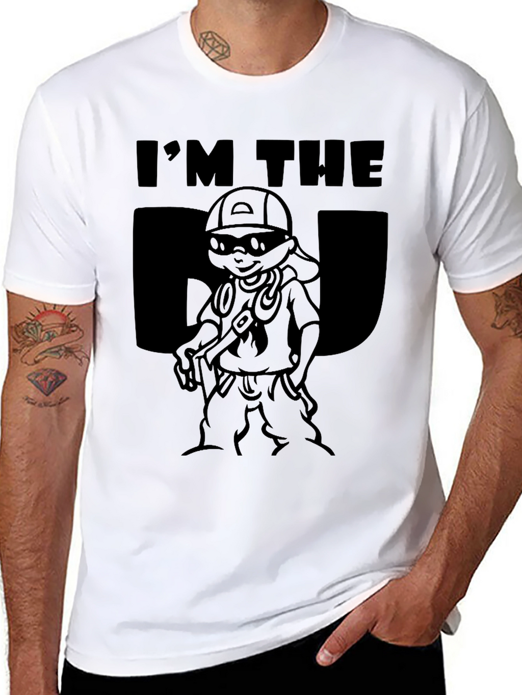 Im The DJ Black Graphic Tee
