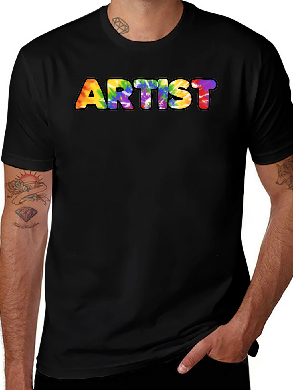 Artist Tie Dye Graphic Tee