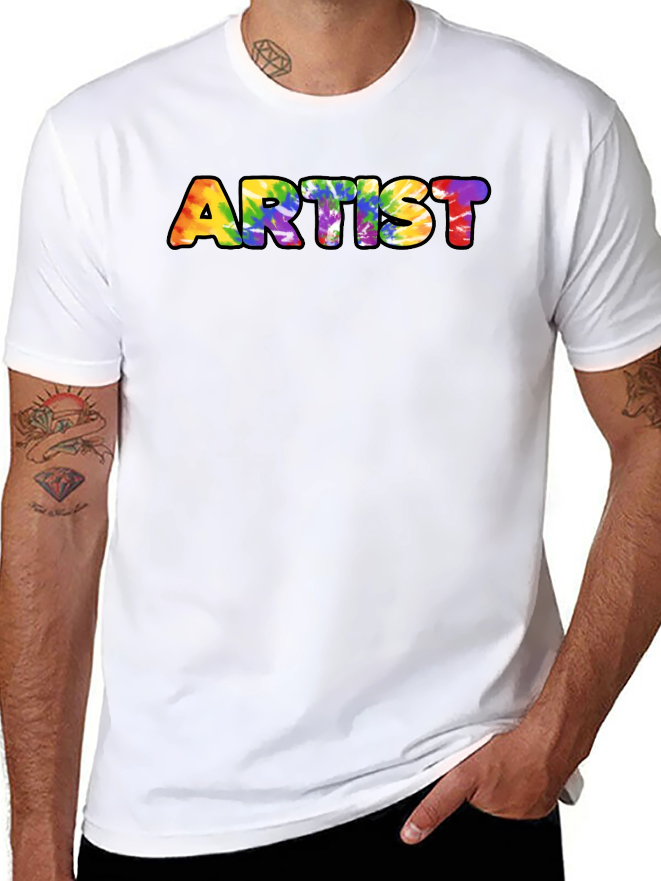 Artist Tie Dye Graphic Tee