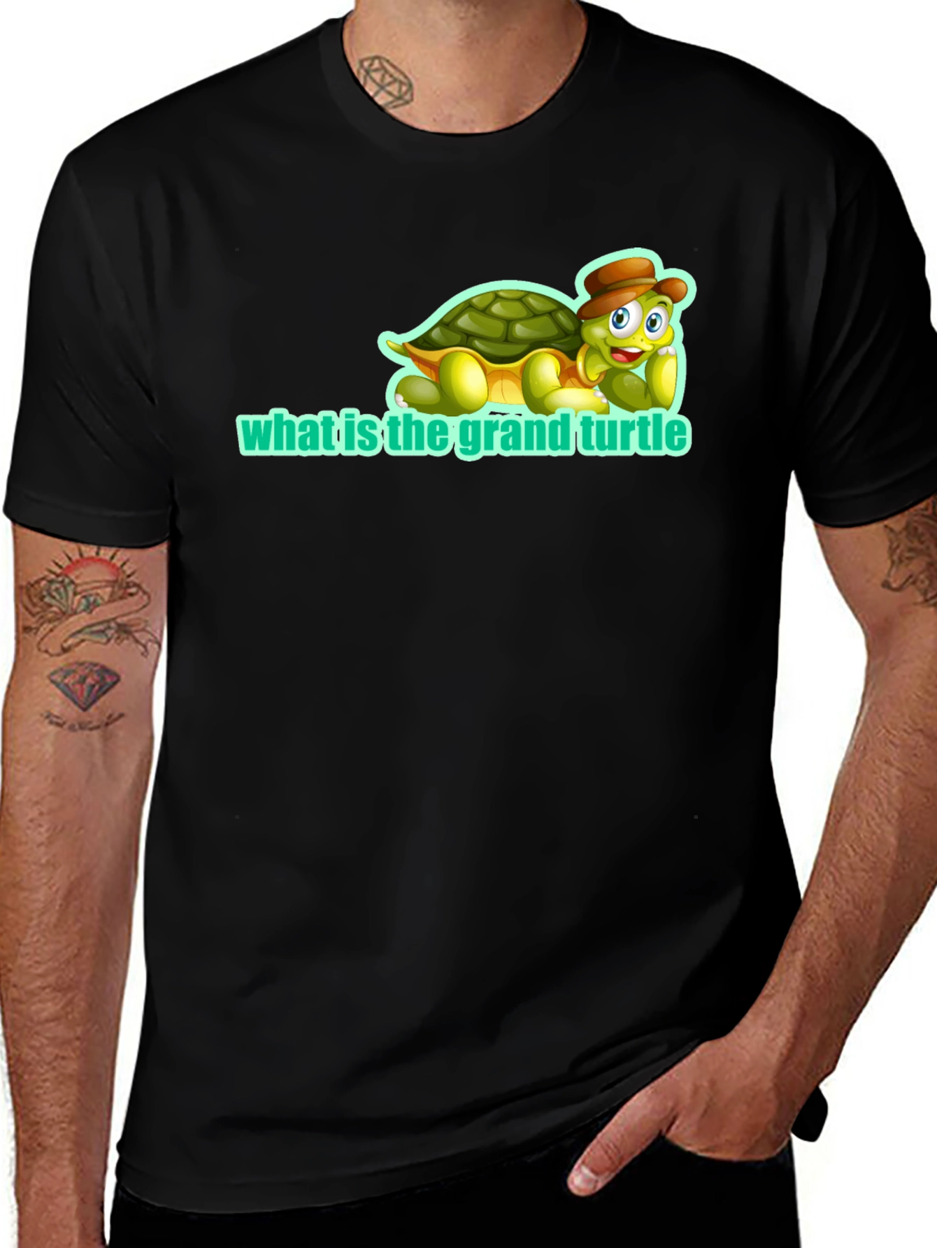 Grand Turtle Graphic Tee - Soft Cotton Comfort