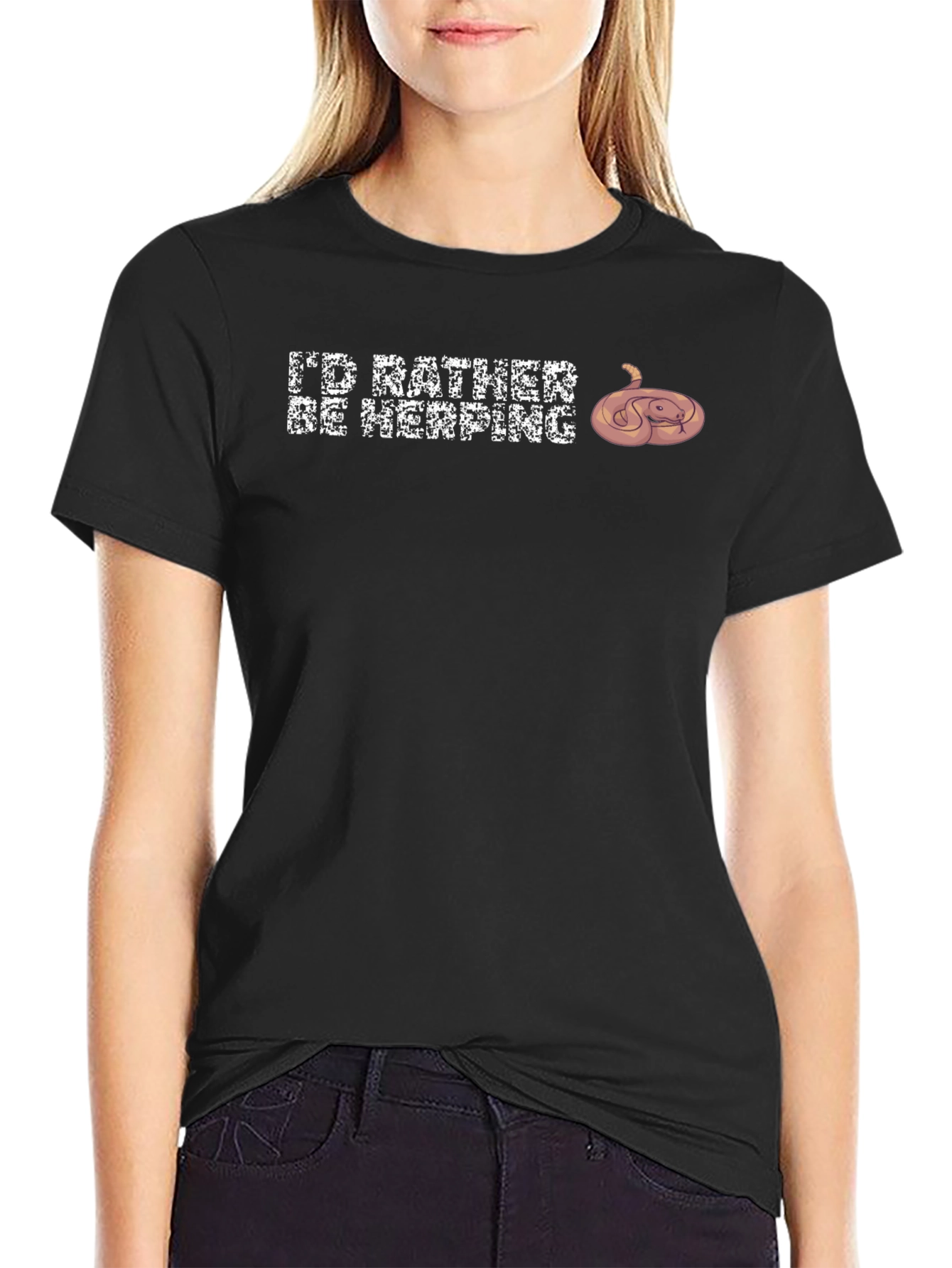 Id Rather Be Herping T-Shirt