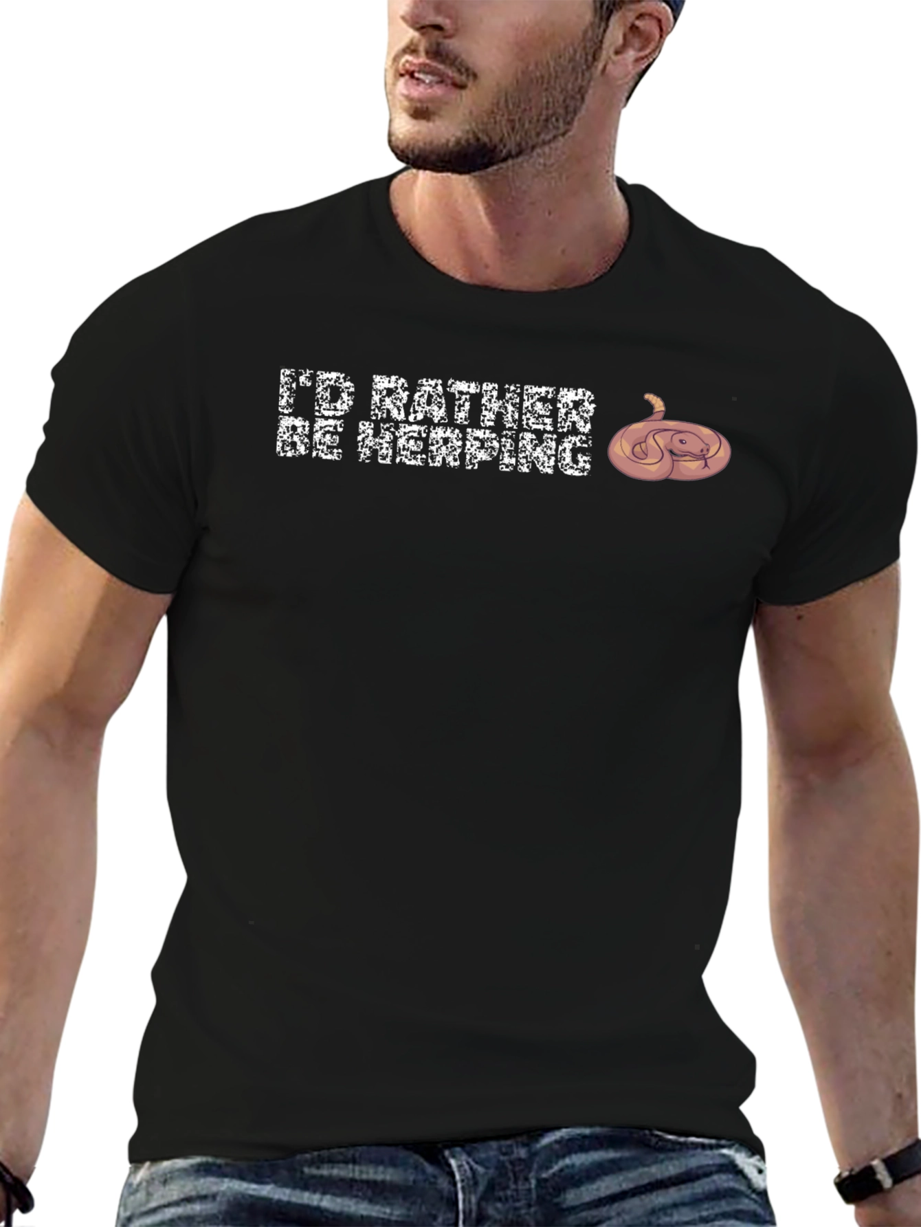 Id Rather Be Herping T-Shirt