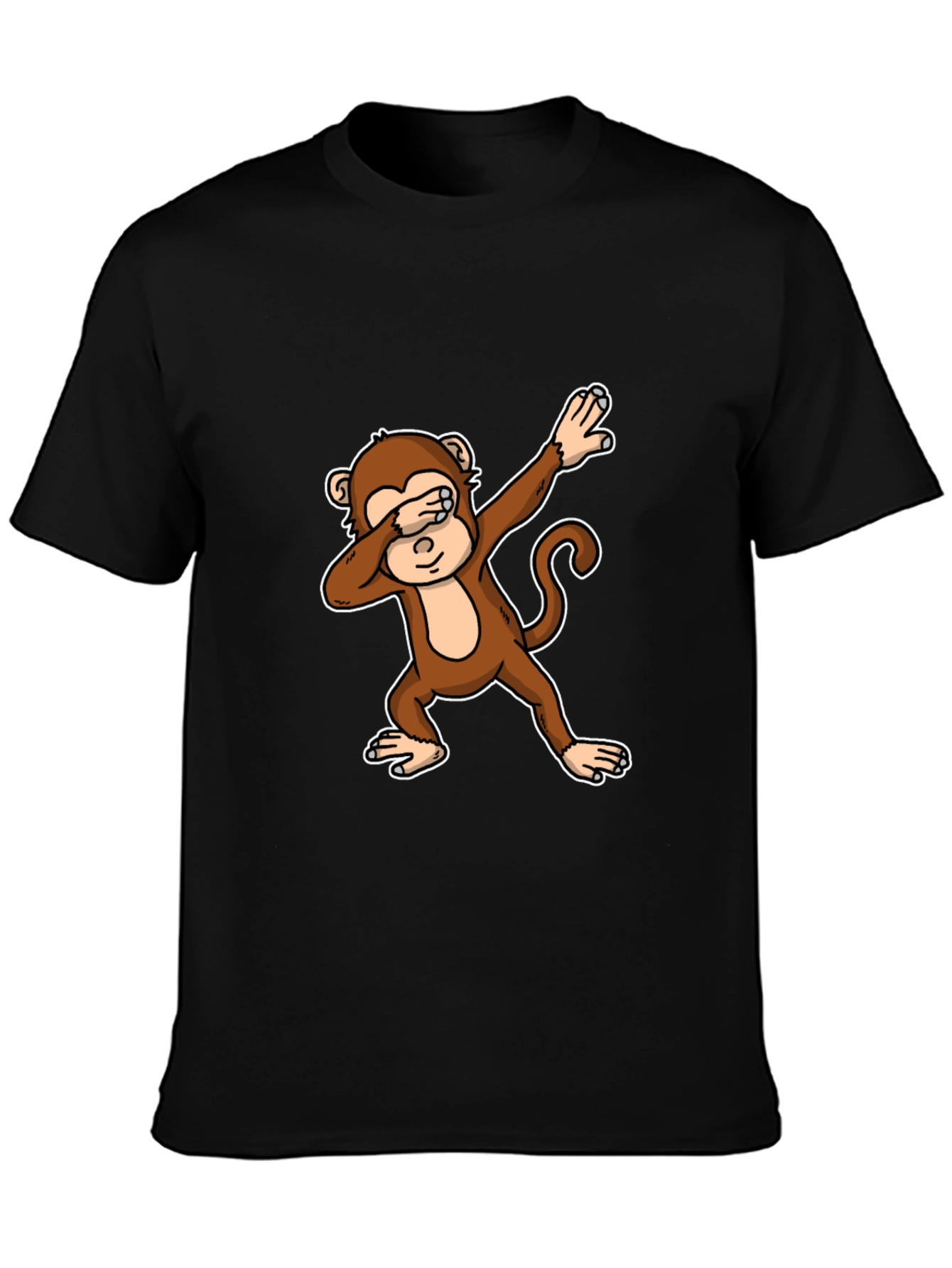 Dabbing Monkey Graphic Tee - Trendy Mens T-Shirt