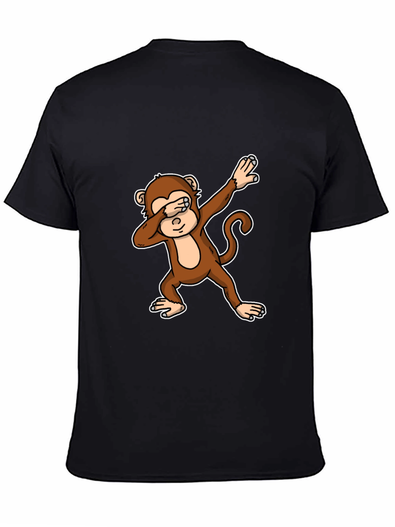 Dabbing Monkey Graphic Tee - Trendy Mens T-Shirt