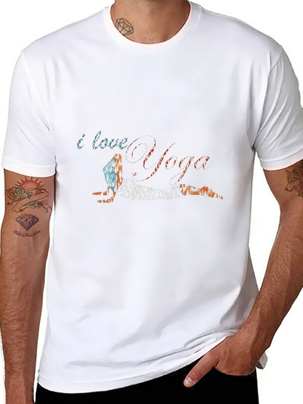 I Love Yoga Graphic T-Shirt