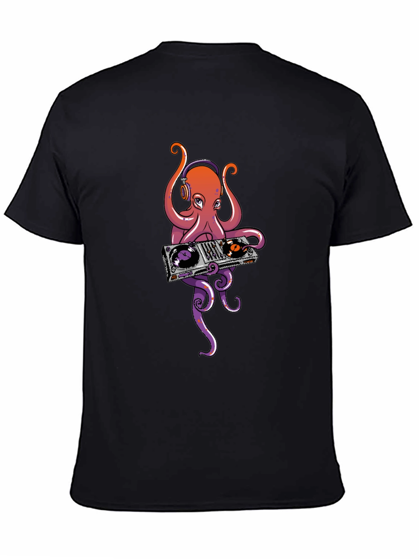 DJ Octopus Graphic T-Shirt - Cool Music Lover Tee