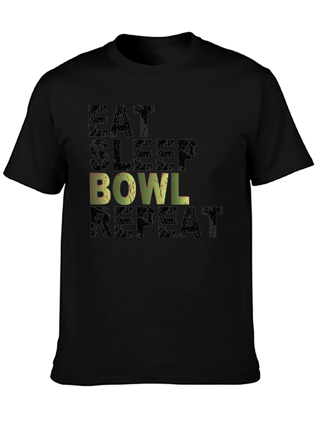 Eat Sleep Bowl Repeat Graphic T-Shirt