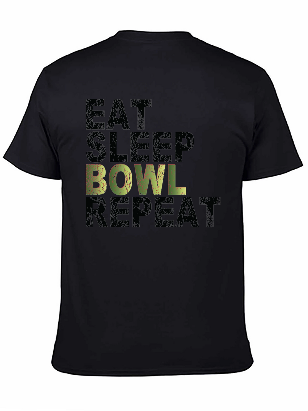 Eat Sleep Bowl Repeat Graphic T-Shirt