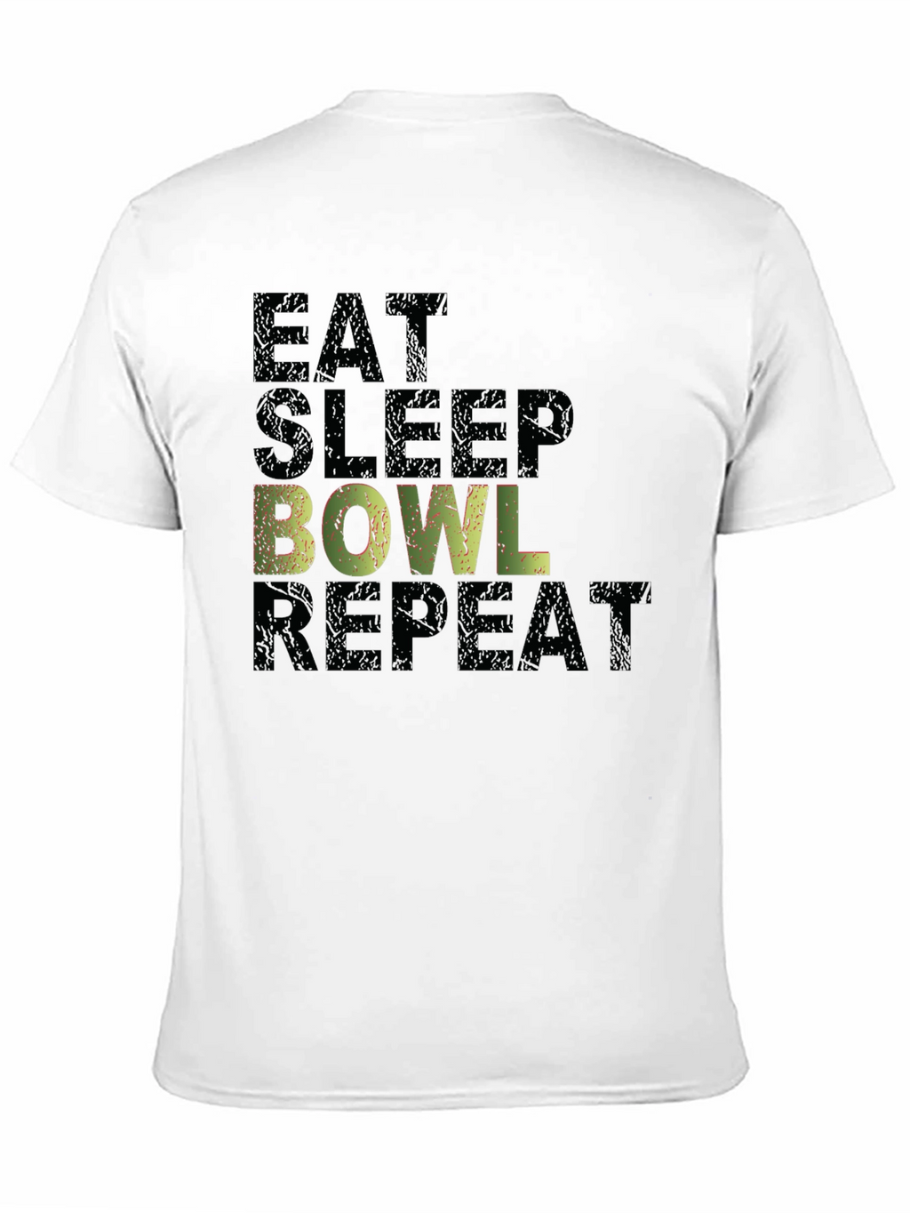 Eat Sleep Bowl Repeat Graphic T-Shirt