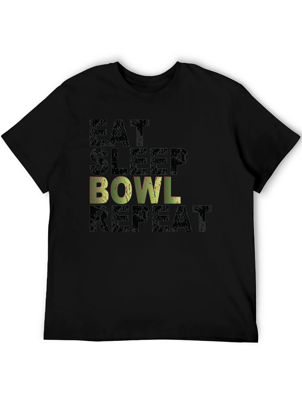 Eat Sleep Bowl Repeat Graphic T-Shirt