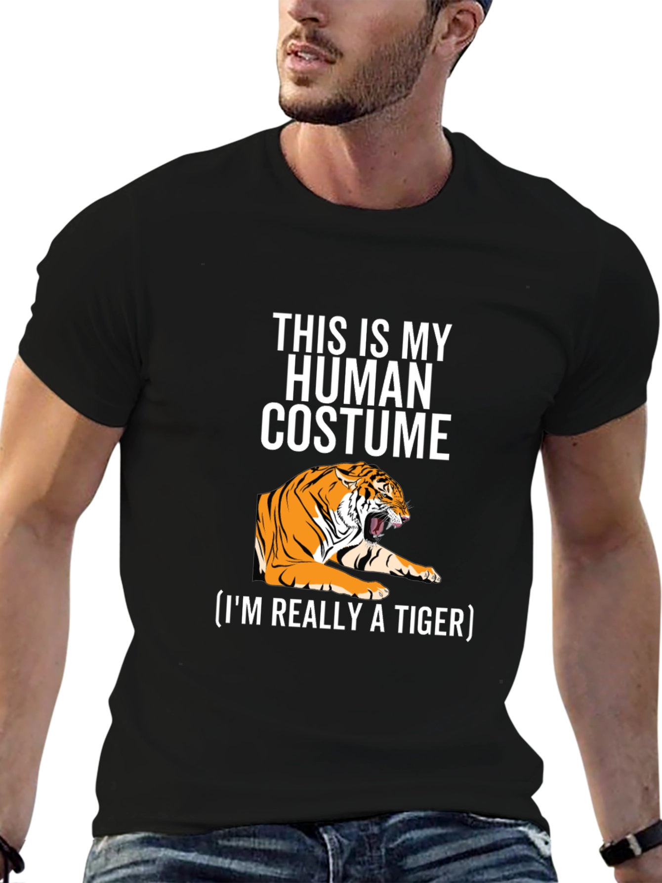 Human Costume Tiger T-Shirt