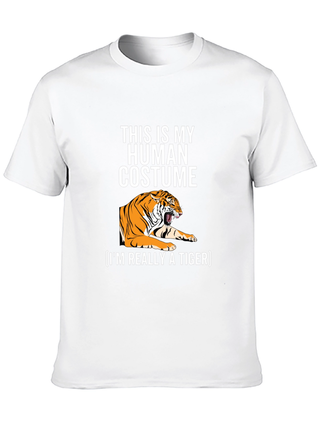 Human Costume Tiger T-Shirt