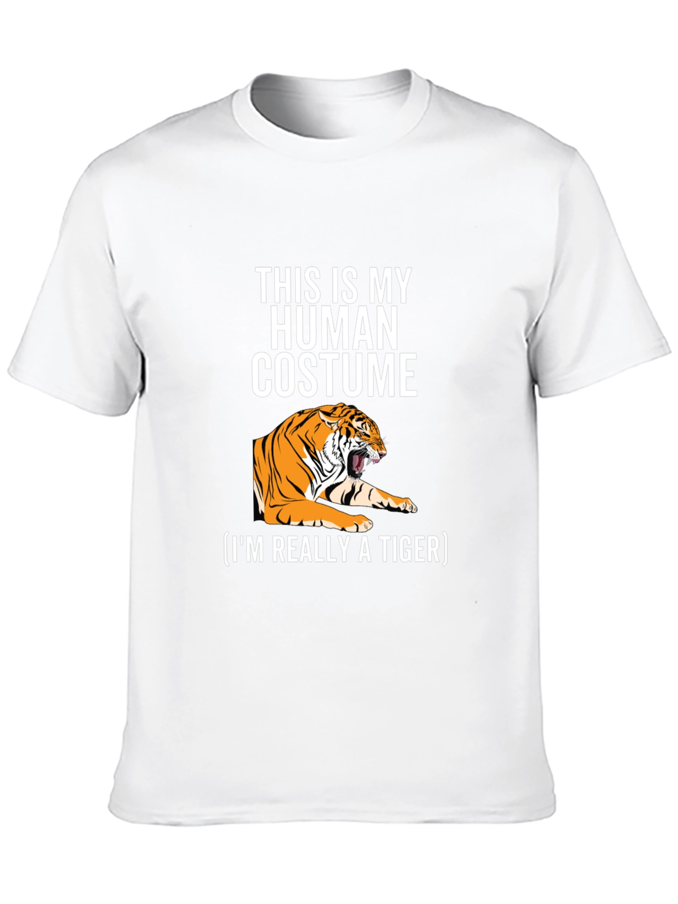 Human Costume Tiger T-Shirt