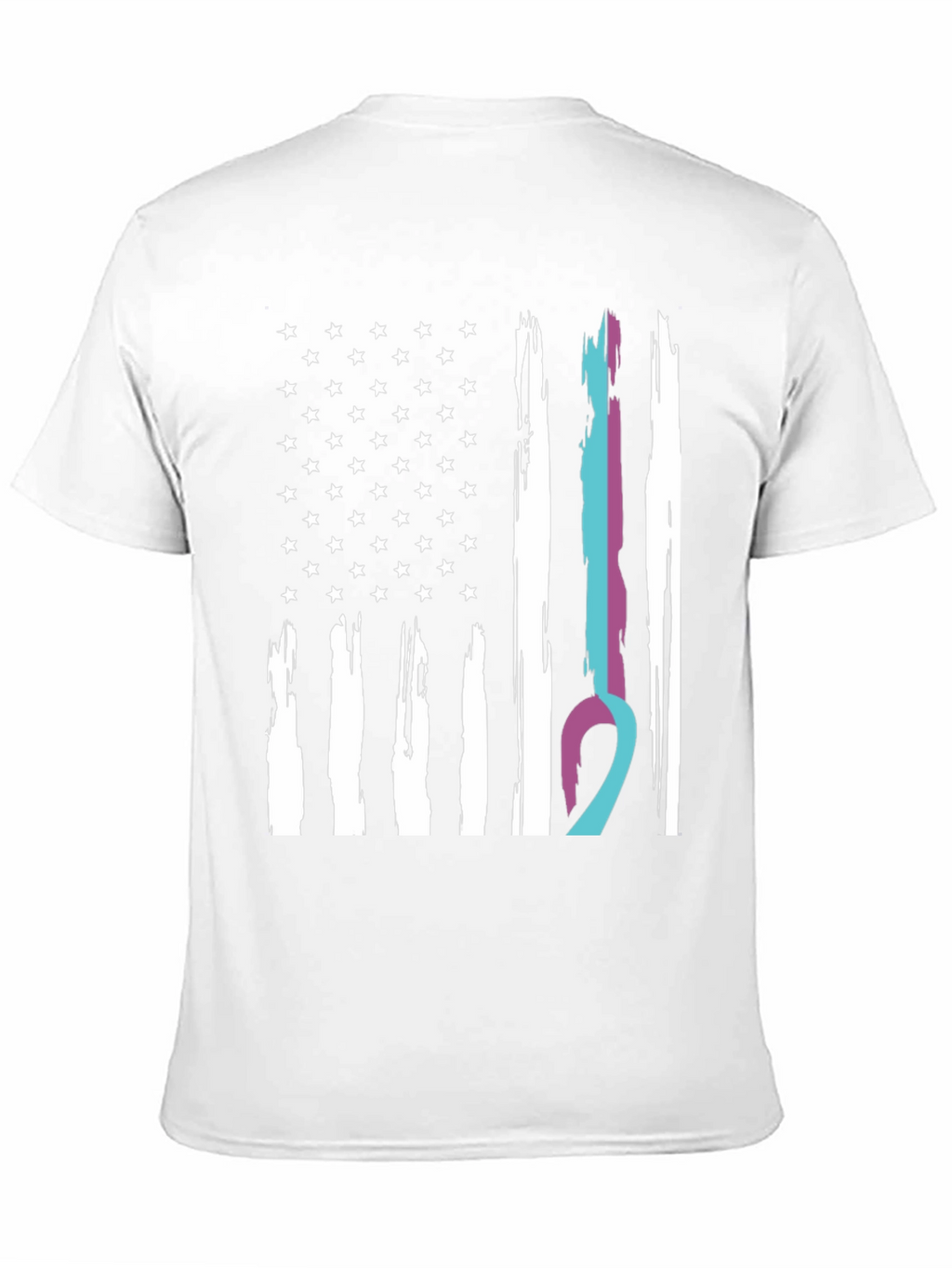 American Flag Ribbon Support T-Shirt