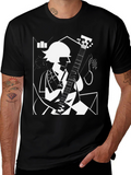 Abstract Guitarist Graphic Tee