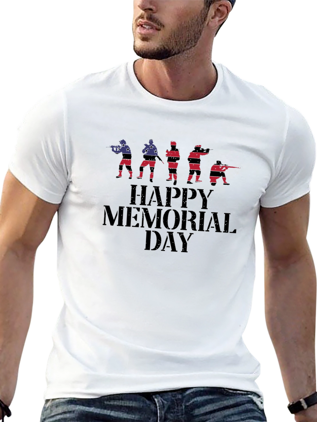 Happy Memorial Day Graphic T-Shirt